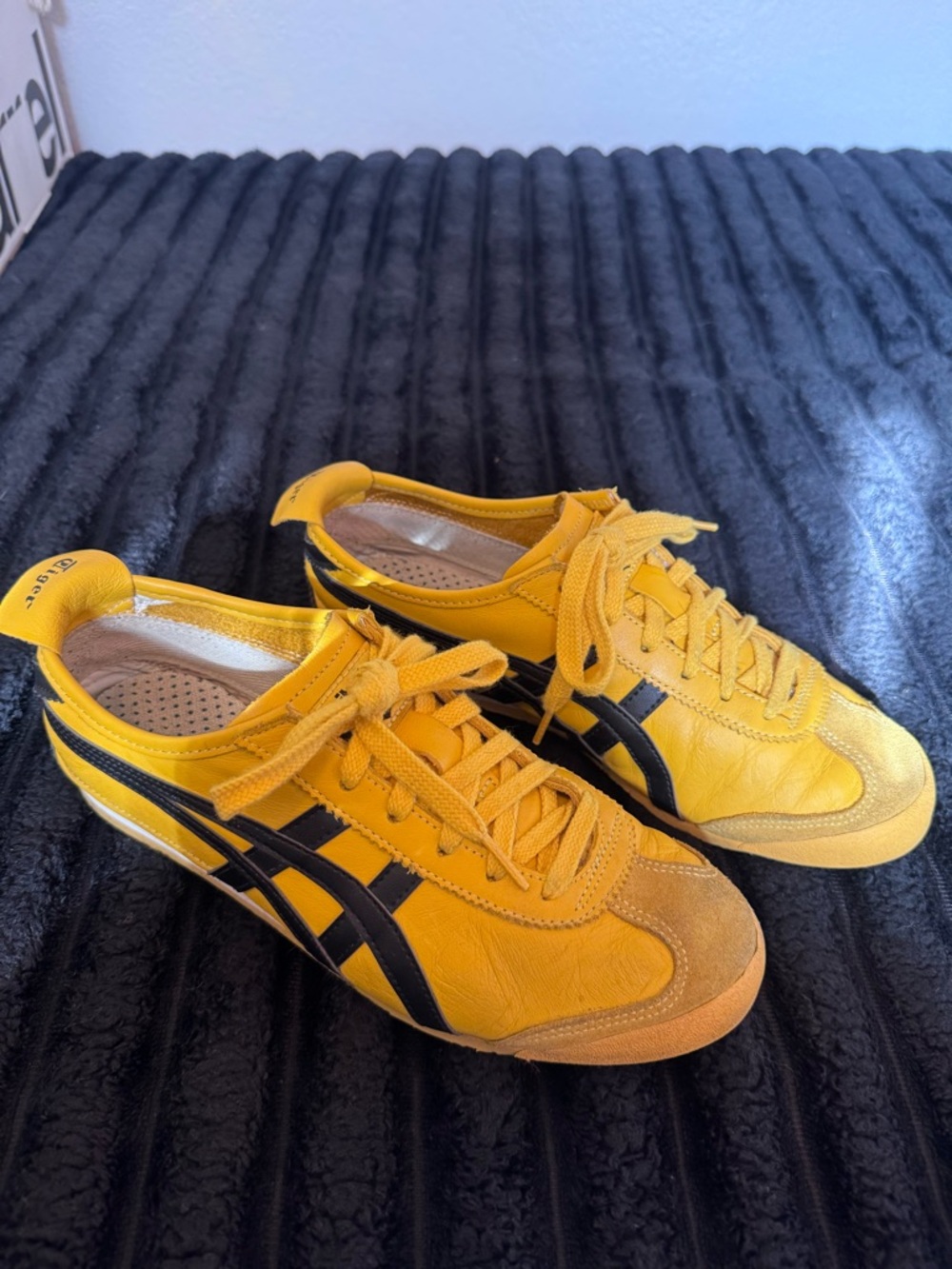 Onitsuka Tiger by Asics Yellow & Black Sneakers - Picture 3 of 6